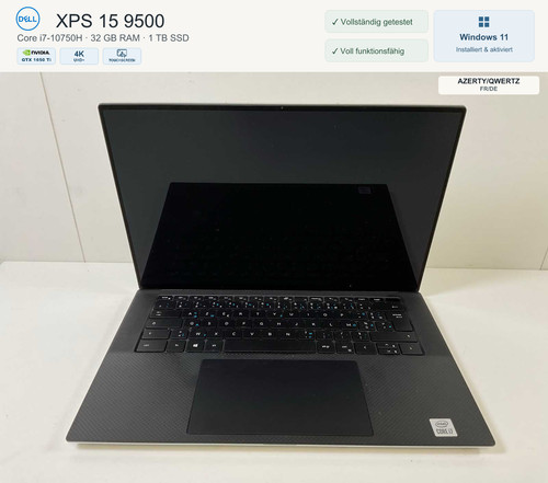 Dell xps 9500 10750h - xps, 15
