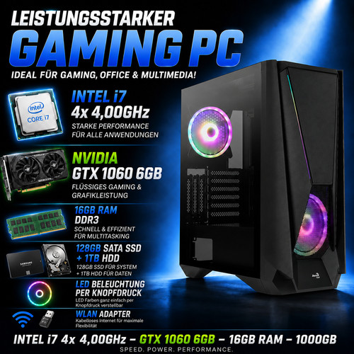 Gaming intel i7 4x - gaming, pc