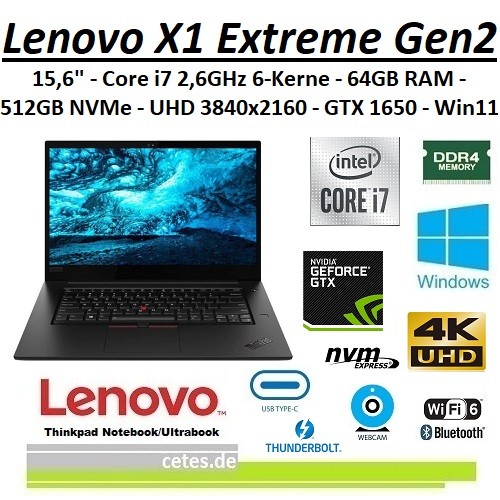 Lenovo extreme gen2 6 - x1,