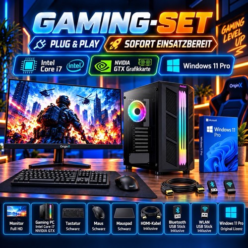 Gaming set i7 nvidia - pc, gtx