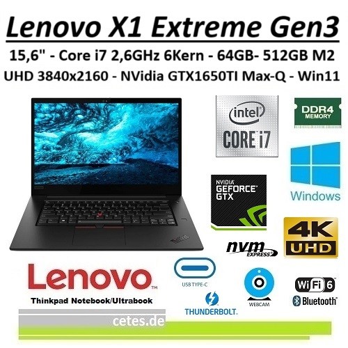 Lenovo extreme gen3 6 - extreme, 15,6"