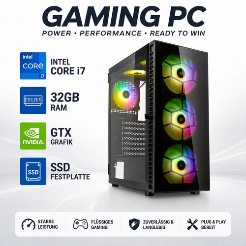 Gaming 32gb ram intel i7 - 32gb, |