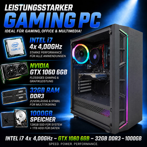 Gaming intel i7 - pc,