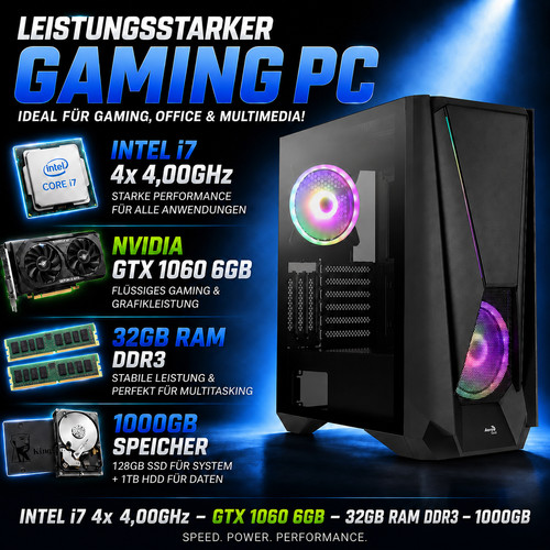 Gaming intel i7 4x - intel,